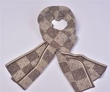 Mens Classic Gentlemen Knitted Winter Checked Printing Scarf (SK813)