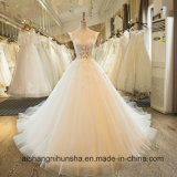 New Arrival Tulle Wedding Dress Princess Bride Gowns Cap Sleeve