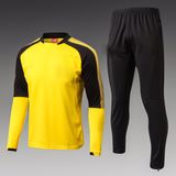 New Design Blue Black Yellow Red Football Tracksuit