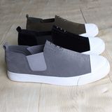 Pig Nubuck Men Casual Shoes Slip on Footwear