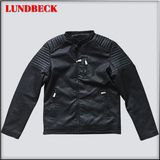 Men's PU Jacket with Fashion Design