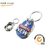 3D Bottle Cap with Bottle Opener Key Ring Ym1138