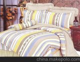Stripe 100% Polyester/Cotton Bedding Sets/ Bed Sheet for Home