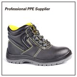 Smooth Action Leather Waterproof Industrial Safety Boot