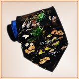 Digital Tie Print on 100% Silk Satin, Silk Twill, 12mm, 14mm, 16mm