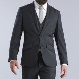 Black Custom Made Slim Fit Wedding Man Suit