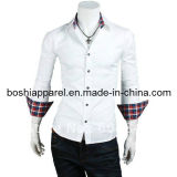 White Men's Shirt, Custom Order (LA-BS24)
