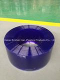Polar Transparent Blue PVC Strip Curtain (Double Ribbed)