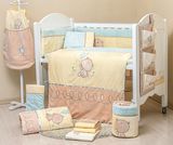 Baby Bear 100% Cotton Crib Bedding Set