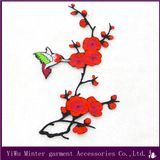 Wholesale Custom Plum Blossom Embroidered Iron on Patches Badge