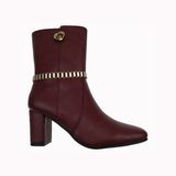 Fashion Women Heeled Ankle Winter Boots