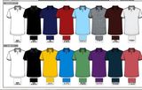 2017 Men Women Kids Solid Yarn Dye Stripe Polo Shirts Cotton Polo T-Shirts