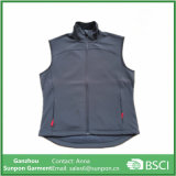 Men's Softshell Vest with Stand Collar