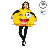 Emoji Funny Face Carnival Cartoon Party Costume for Women (PGC70014X)