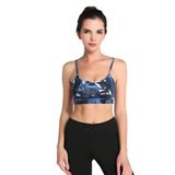 Women's Strappy Sports Bra High Impact Sports Wear Yoga Bra