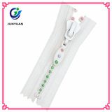 Wholesale Fancy Open End Plastic Diamond Rhinestone Zipper