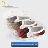 2017 Comfort Walking Woven Lady Shoe with Hemp Rope Foxing