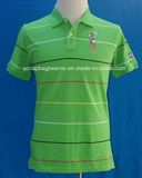 Men's Casual Striped Polo Shirt