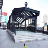 Top Quality Steel Shelter Canopy to Metro, Underground Parking Lot, Railway Station