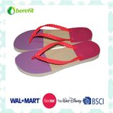 Lady's Slippers with EVA Sole and PVC Straps, Bright Color
