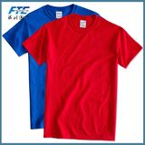 Custom Label Logo Top Quality Cotton Plain Round Neck T Shirt