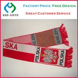 Jacquard Soccer Fans acrylic Scarf (KSD-1127)