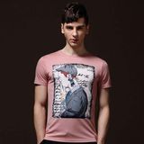 100%Cotton Men's Round Neck Tee Shirt