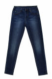 High Quality Ladies Skinny Five Pocket Denim Jeans (MY-042)