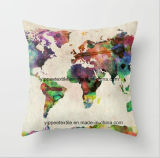 MOQ: 10pieces, Custom Printed Polyester Cushion, Cushion Cover, Back Pillow