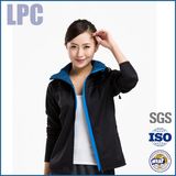 Fashion Outdoor Women Black Coat Ladies Softshell Jacket