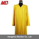 Fashionable Gold Matte Graduation Gown for High School