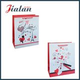 Red Hot Stamping Customize Logo Printed Cheap Paper Gift Bag