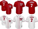 Washington Nationals 7 Trea Turner Official Cool Base Player Jersey