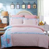 Luxury Embroidery Cotton Patchwork Designer Duvet Cover Bedsheet Bedding
