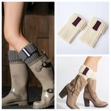 Women Lady Knee High Leg Winter Knitted Wool Knee Thigh High Socks Leg Warmer