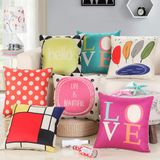 Square Home Sofa Throw Decorative Pillow Case Cushion Cover Digital Printed