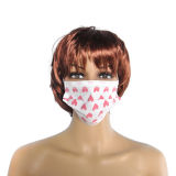 Disposable Face Mask Heart Printed
