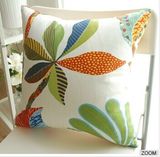 100% Cotton Solid Color Sofa Cushion Bed Pillow