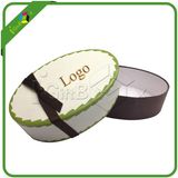 Cardboard Wedding Paper Gift Oval Gift Box with Lid