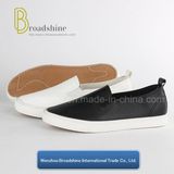 Plain PU Casual Women's Footwear with Vulcanized Sole