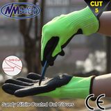 Nmsafety Sandy Nitirle Coated Anti-Cut Protection Glove