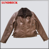 New Design PU Jacket for Women with Good Quanlity