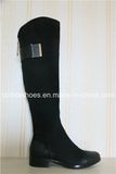 New Elegant Low Heel Lady Leather Boot