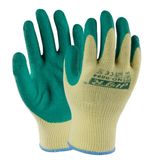 Anti-Slip Vibrasion-Resistant Safety Work Gloves with Crinkled Latex Coating