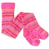 Children Kids Stripe Double Needle Jacquard Cotton Tights (TA622)