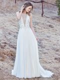 Amelie Rocky 2018 Chiffon Beaded A Line Wedding Dress