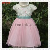 Children Fashion Party Summer Tulle Dress for Girls