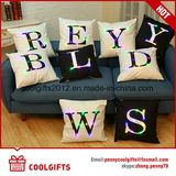 Hot Selling House Decorative Letters Print LED Light Throw Pillow Cushion