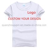 Custom Logo Print Men Women Round Neck Advertising T Shirt