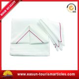 Cheap Custom White Table Cloth with Embroidery Logo